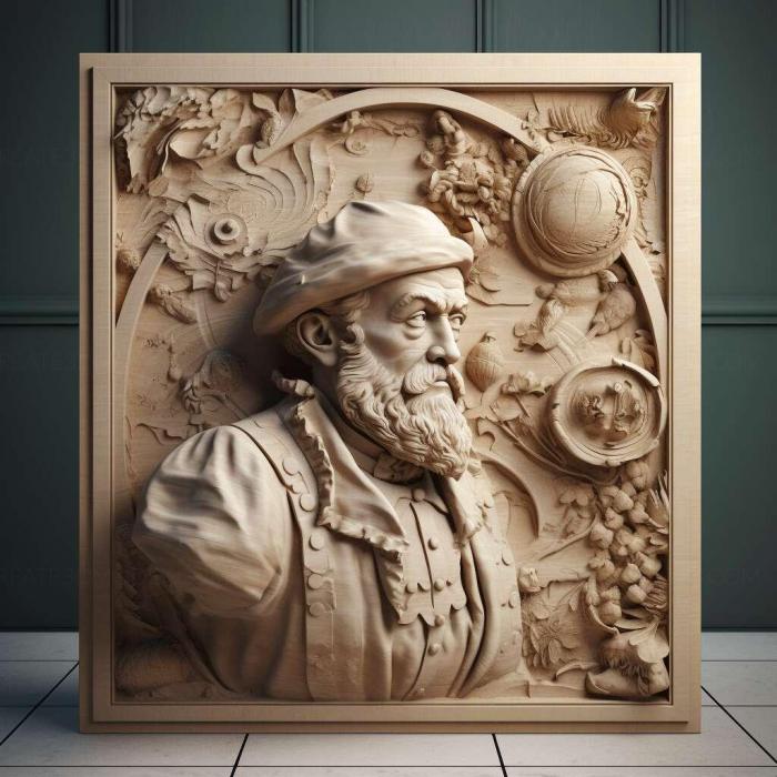 نموذج ثلاثي الأبعاد لآلة CNC 3D Art 